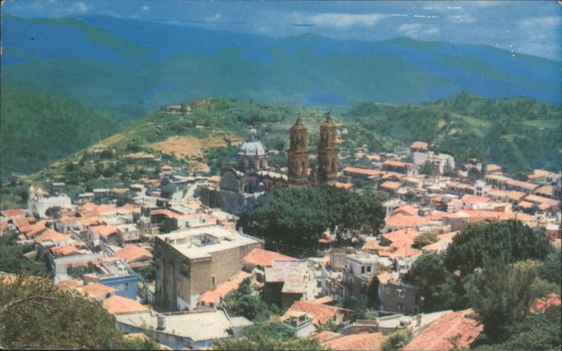 Panoramic View of Taxco, Mexico