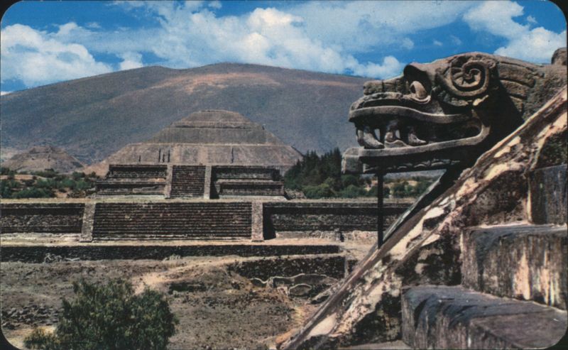 Teotihuacan Pyramids & Temple of Quetzalcoatl, Mexico San Juan Teotihuacan