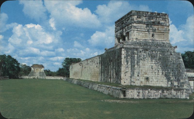 Chichen Itza Ballcourt & Temple of the Jaguar Mexico