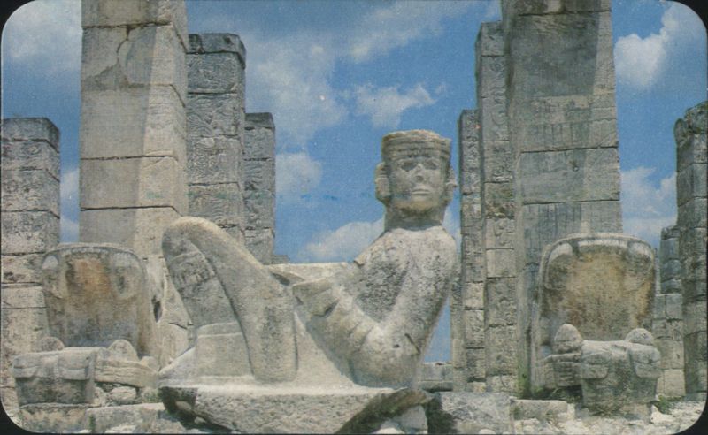 Chac Mool Statue at Chichén Itzá, Yucatán Mexico