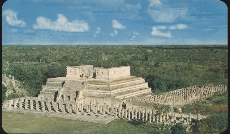 Temple of the Warriors and 1000 Columns, Chichen Itza Yuc. México