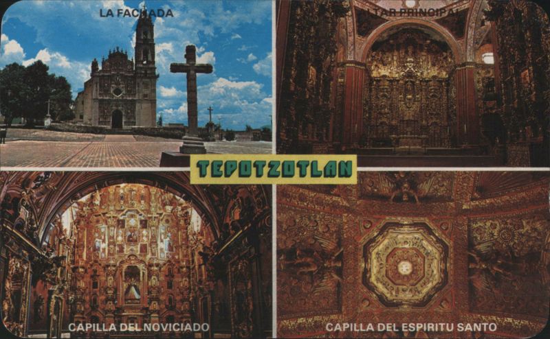 Museo del Virreinato Tepotzotlán Churrigueresque Art Mexico