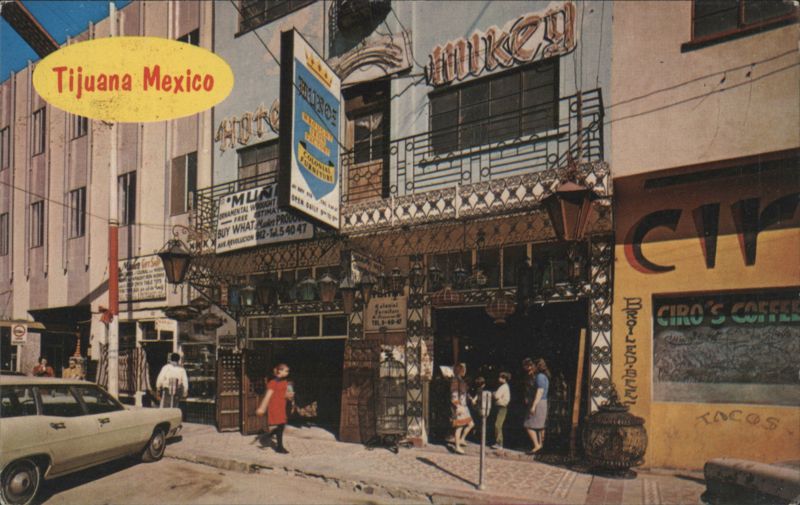 Tijuana Mexico Wrought-Iron Stores