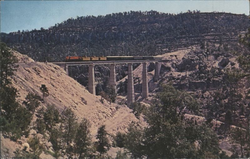 La Laja Bridge, Chihuahua al Pacifico Railroad, Mexico