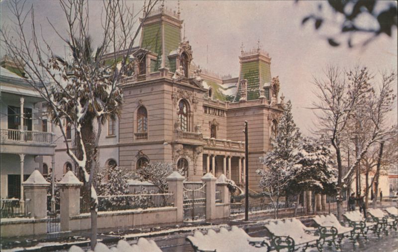 Quinta Gameros in Snow, Chihuahua Mexico Roberto López Díaz