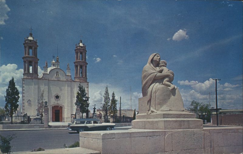 Monumento a la Madre and Santuario de Nuestra Señora de Guadalupe Chihuahua Mexico