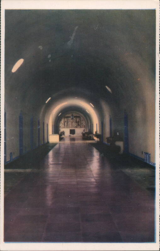 Arched Hallway with Altar, Hacienda Vista Hermosa Tequesquitengo Mexico