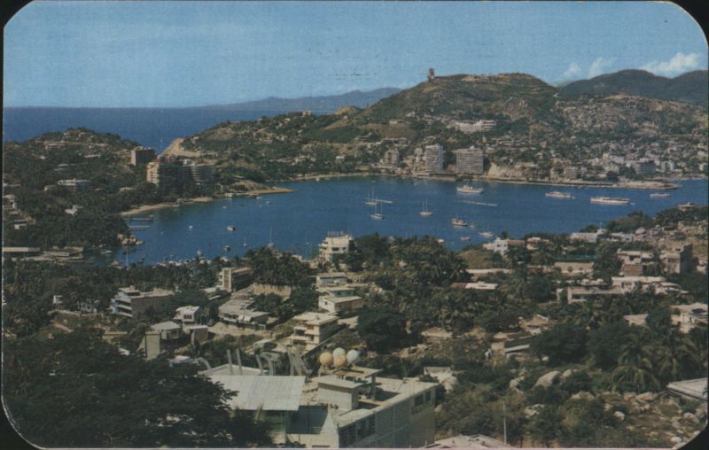 View of Acapulco Bay and Las Playas Proyect Mexico