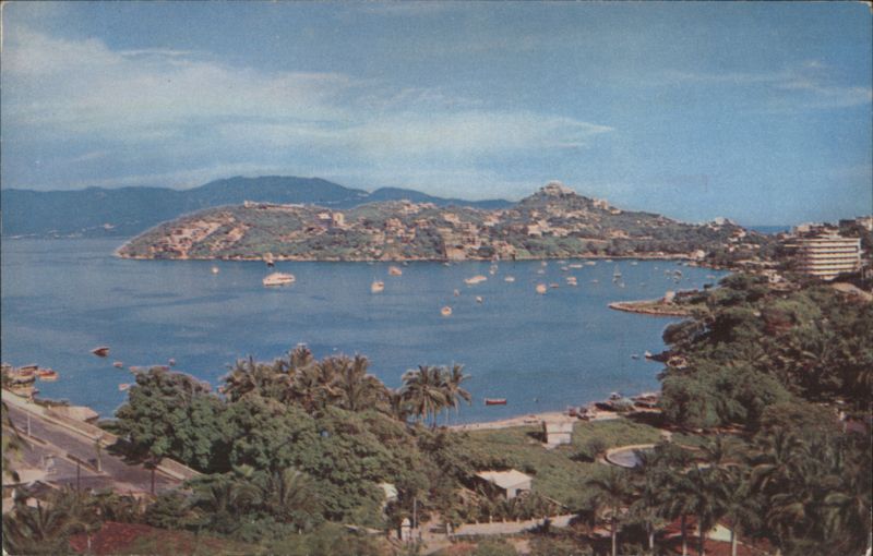 Panoramic View of Acapulco Bay Mexico