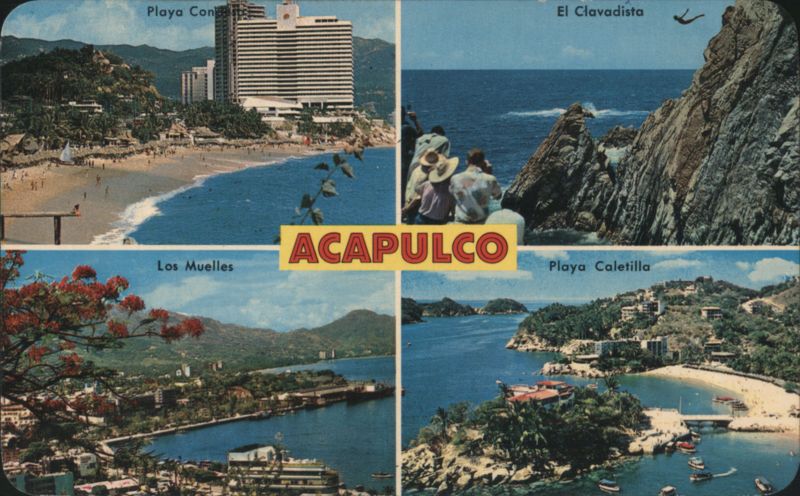 Acapulco Multi-View: Beaches, Cliffs, Harbor, Mexico