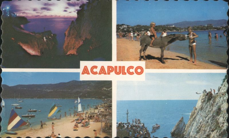 Acapulco Multi-View: Beaches, Cliffs, Donkey Ride, Divers Mexico
