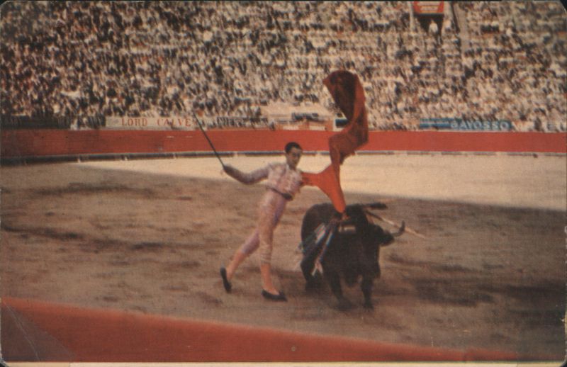 Bullfight: Matador Performing El Pase de Pecho Mexico