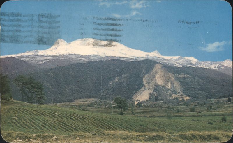 Ixtaccihuatl Volcano from Amecameca, Mexico