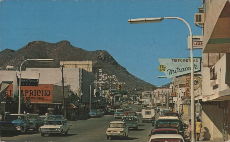 Downtown Guaymas, Sonora Street Scene, Mexico