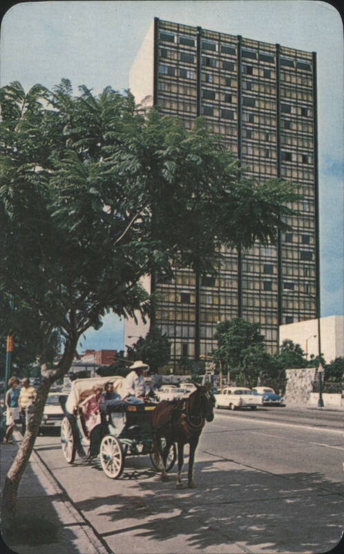 Guadalajara Hilton and Horse-Drawn Carriage Mexico