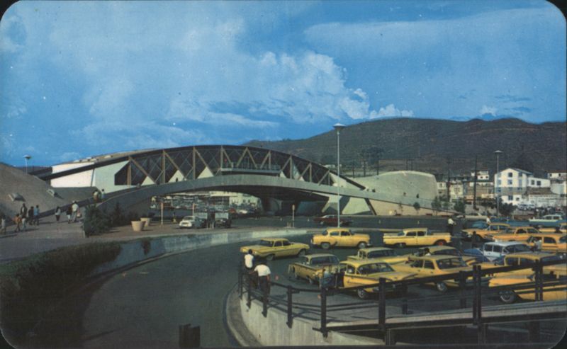 Puerta México Archway and Road, Tijuana Mexico