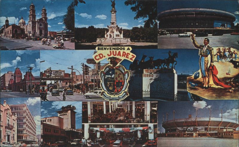 Welcome to Ciudad Juarez, Mexico Collage of Landmarks