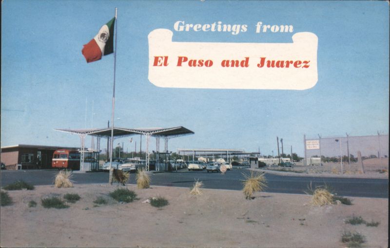 El Paso & Juarez: Cordova International Bridge Border Texas