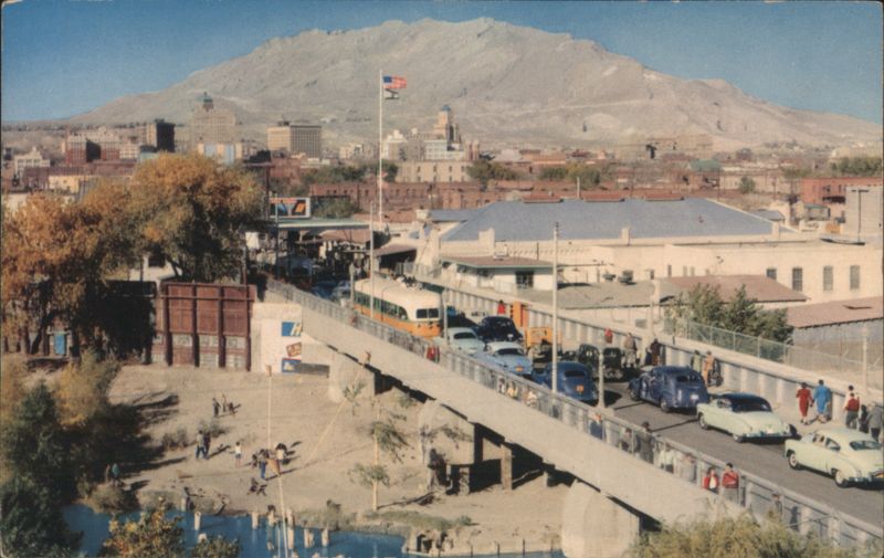 International Bridge, Juarez, Mexico-El Paso, Texas