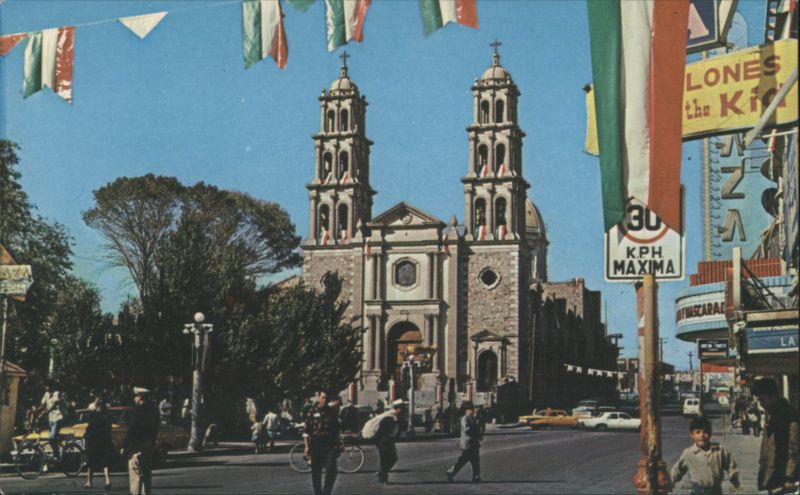 Cathedral with Twin Towers, Ciudad Juarez, Mexico CHIH
