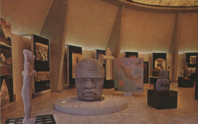 Museo de Arte e Historia, Pre-Hispanic Section, Giant Head Ciudad Juárez Mexico