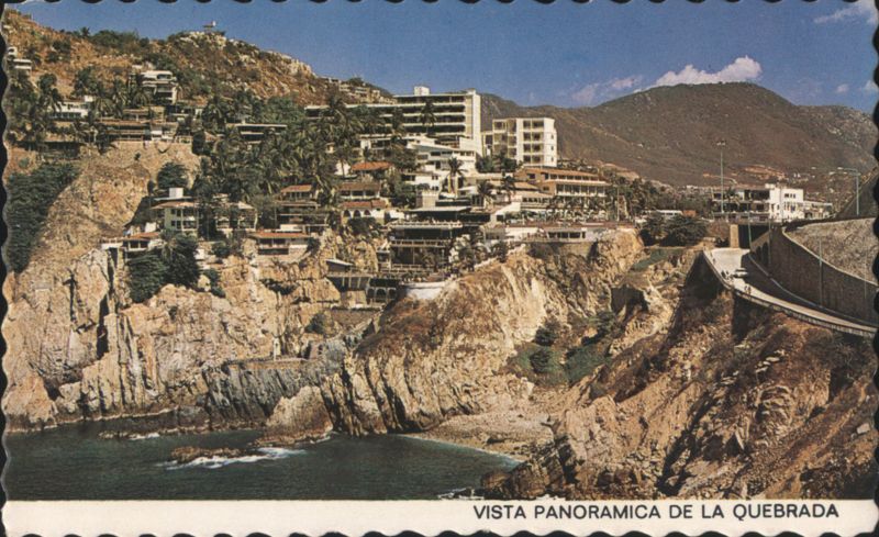 Vista Panoramica de La Quebrada, Acapulco Mexico