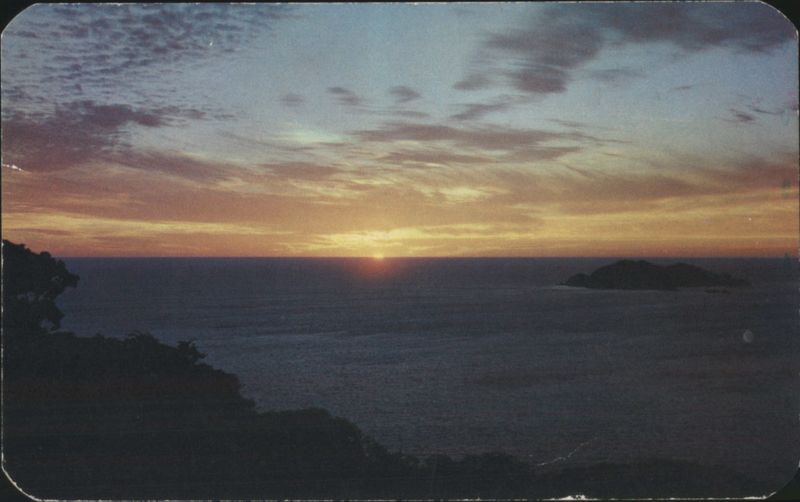 Acapulco Bay Sunset over Pacific Ocean Mexico
