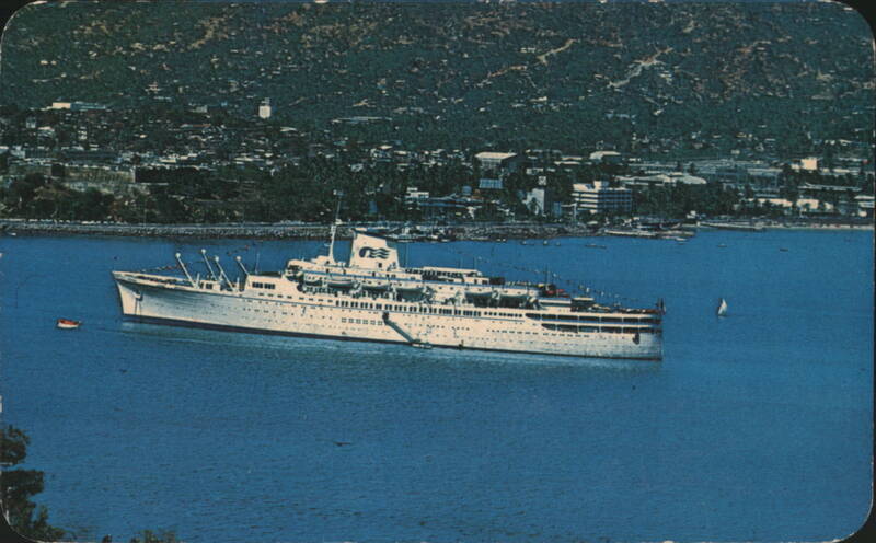 Princess Carla Cruise Ship in Acapulco Bay Mexico