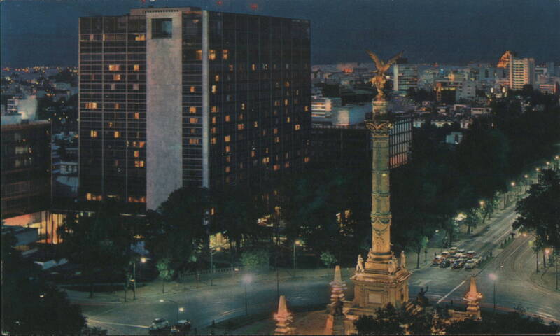 Hotel Maria Isabel & Angel of Independence, Night View Mexico City