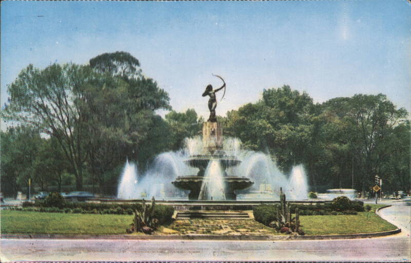 Diana the Huntress Fountain, Chapultepec Park Mexico City