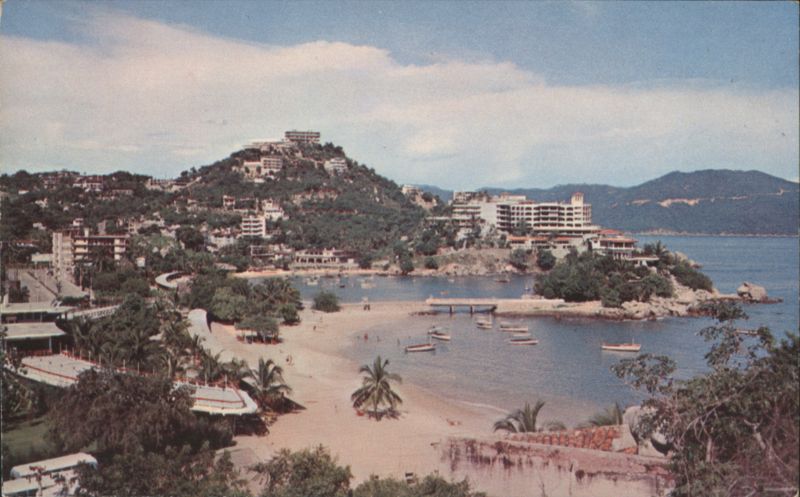 Acapulco Caleta and Caletilla Beaches, Mexico Bay View