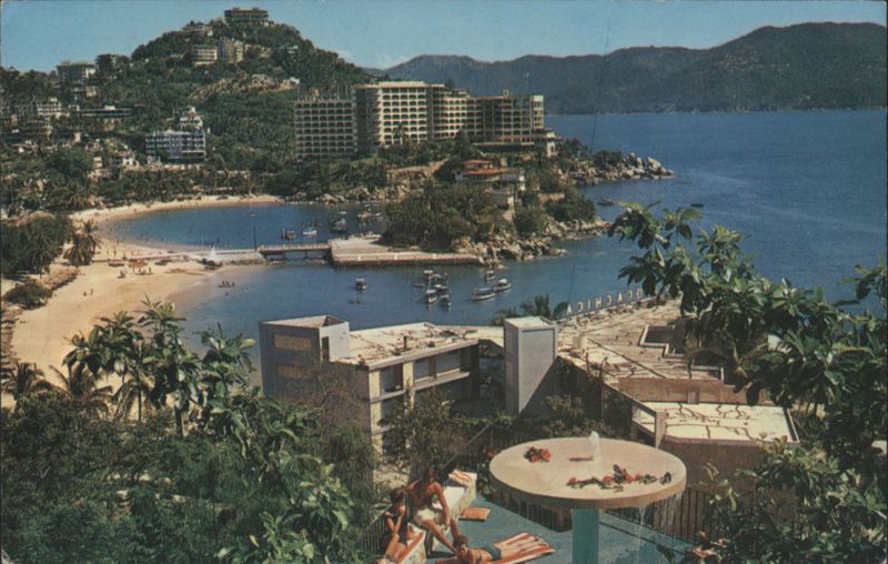 Acapulco Bay View with Hotels and Beach Mexico