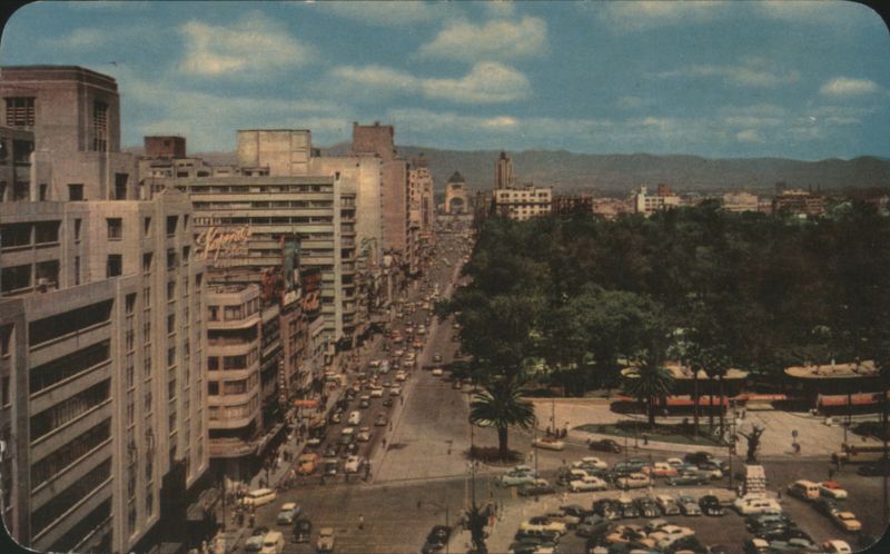 Panoramic View of Juarez Avenue, Mexico City Mark Turok