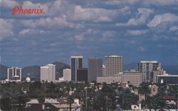 Phoenix North Central Avenue Skyline Postcard
