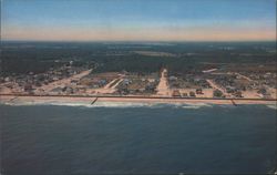 Beautiful Bethany Beach, Eastern Shore Aerial View Postcard