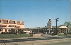 Tally-ho Motor Lodge and Restaurant, Wilmington DE Postcard