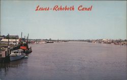 Lewes-Rehoboth Canal, Delaware Postcard