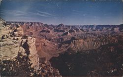 Grand Canyon National Park, Arizona Panoramic View Postcard