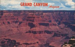 Grand Canyon Arizona South Rim View Postcard
