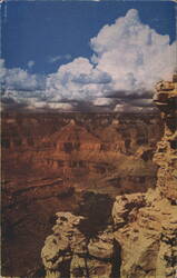 Grand Canyon National Park, AZ - Vast Empty Chasms Panorama Postcard