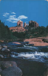 Courthouse Rock and Oak Creek Canyon, Sedona, AZ Postcard