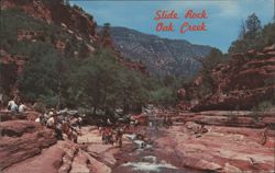 Slide Rock, Oak Creek Canyon, Arizona Postcard