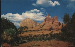 Bell Rock and Red Sandstone Formations, Sedona, AZ Postcard