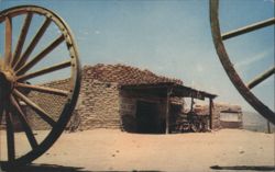 Wards Saloon Old Tucson Arizona Movie Set Replica Postcard