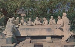 Lucero's The Last Supper Sculpture - Tucson, Arizona Postcard