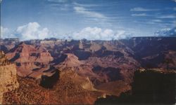 Grand Canyon National Park, Arizona - Clouds over Canyon Postcard