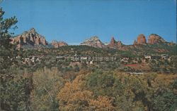 RonDee Motor Hotel and Oak Creek Canyon View, Sedona, Arizona Postcard