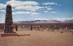Boot Hill Graveyard, Tombstone, Arizona Postcard