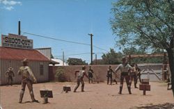 O.K. Corral Shoot-Out Reenactment, Tombstone, AZ Postcard