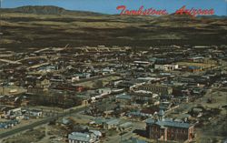 Aerial View of Tombstone, Arizona Postcard